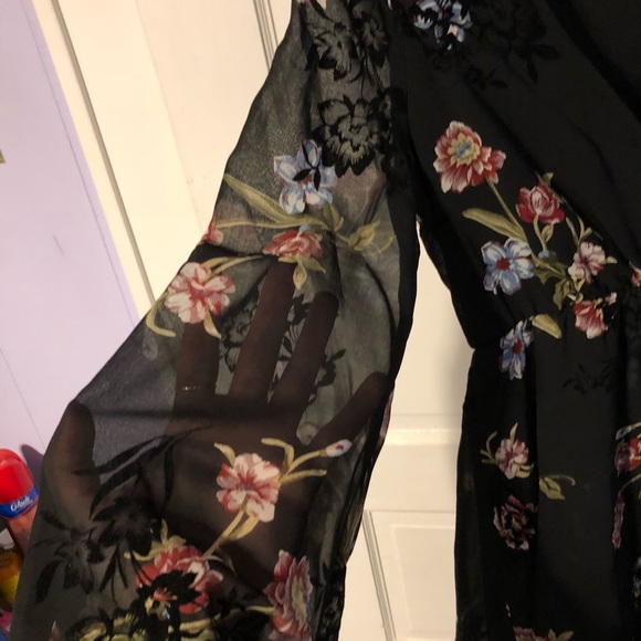 Faux wrap dress - Picture 3 of 8